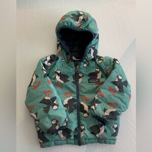 Patagonia Reversible Puffer Kids 2T Puffin Print